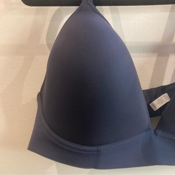 AERIE Sz 40D  Real Me Full Coverage Soft Shell Deep V Adjustable Straps Bra - Picture 7 of 10